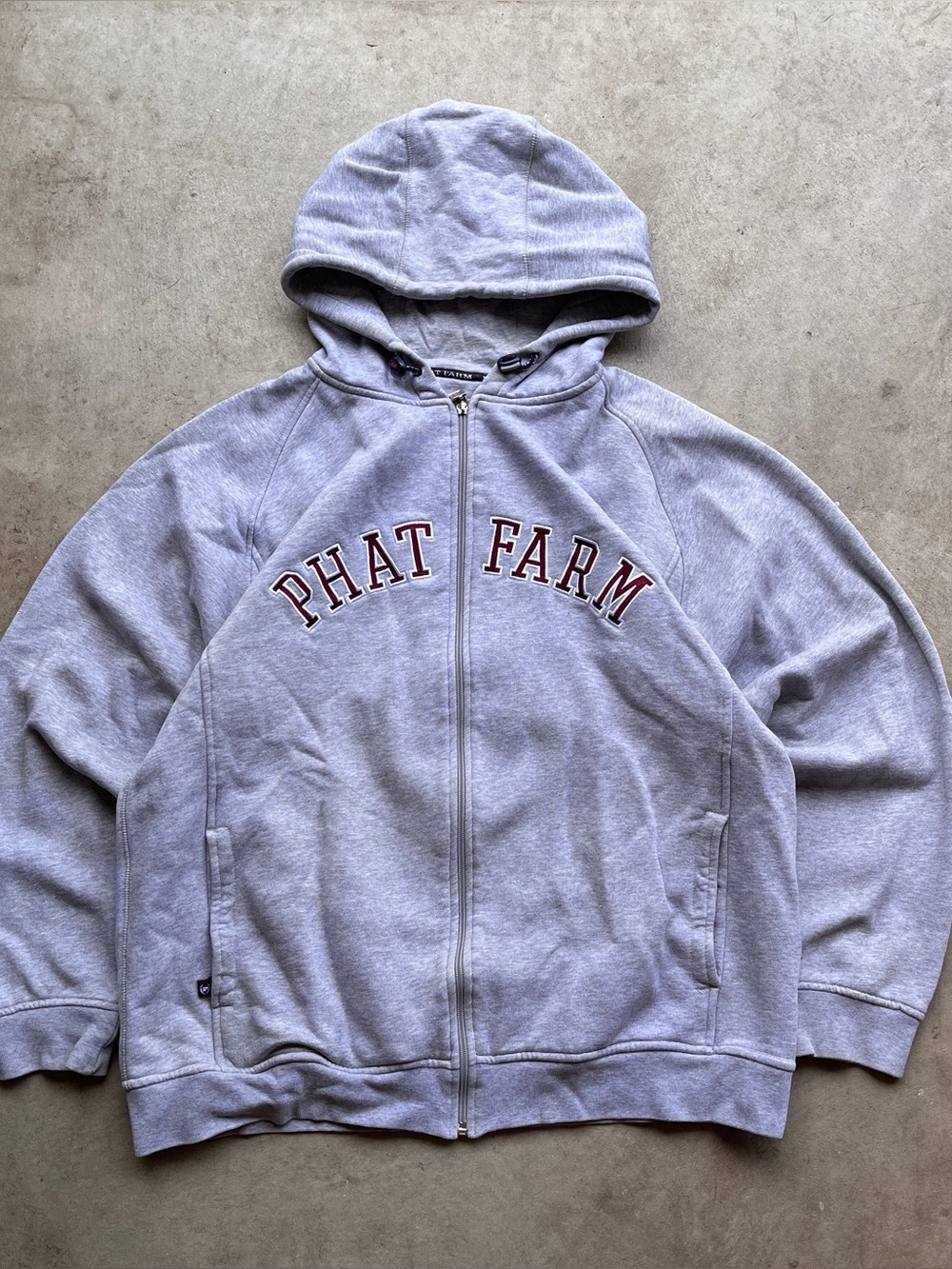 Vintage Y2K Phat Farm Zip Up Baggy Hoodie